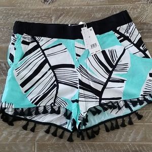 Trina Turk Tassel Shorts